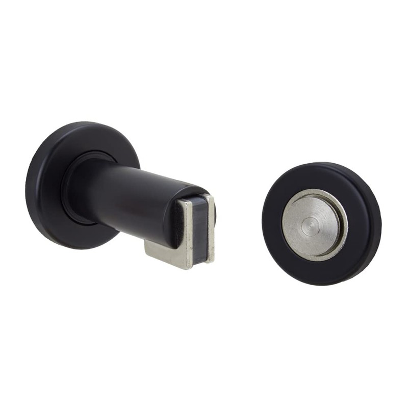 FPL Modern Door Stop/Holder and Magnetic Catch - Black