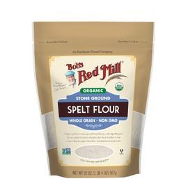 Bob´s Red Mill, HARINA DE ESPELTA ORGÁNICA, 567 gramos, 20 ounce (pack of 1)