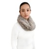 Shaggy Faux Poodle Fur Women's Fall Winter Infinity Scarf Neck