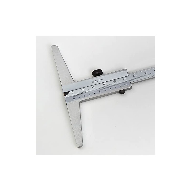 PIMALDAUM® Depth Caliper 0-150 mm Depth Gauge with 100 mm