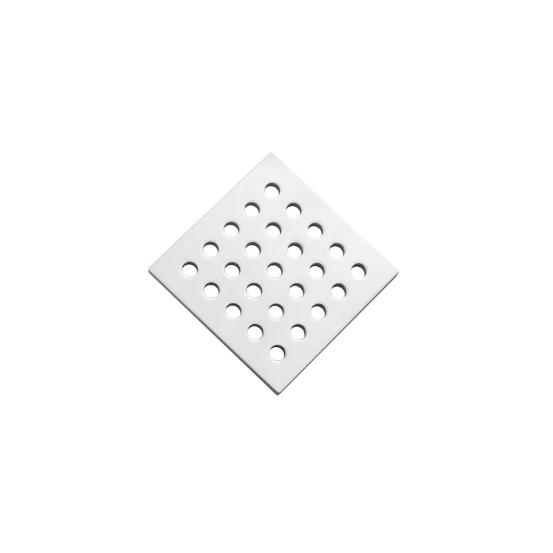 HOLGE 3.75 Inch Square Shower Drain Cover 95MM Floor Drain