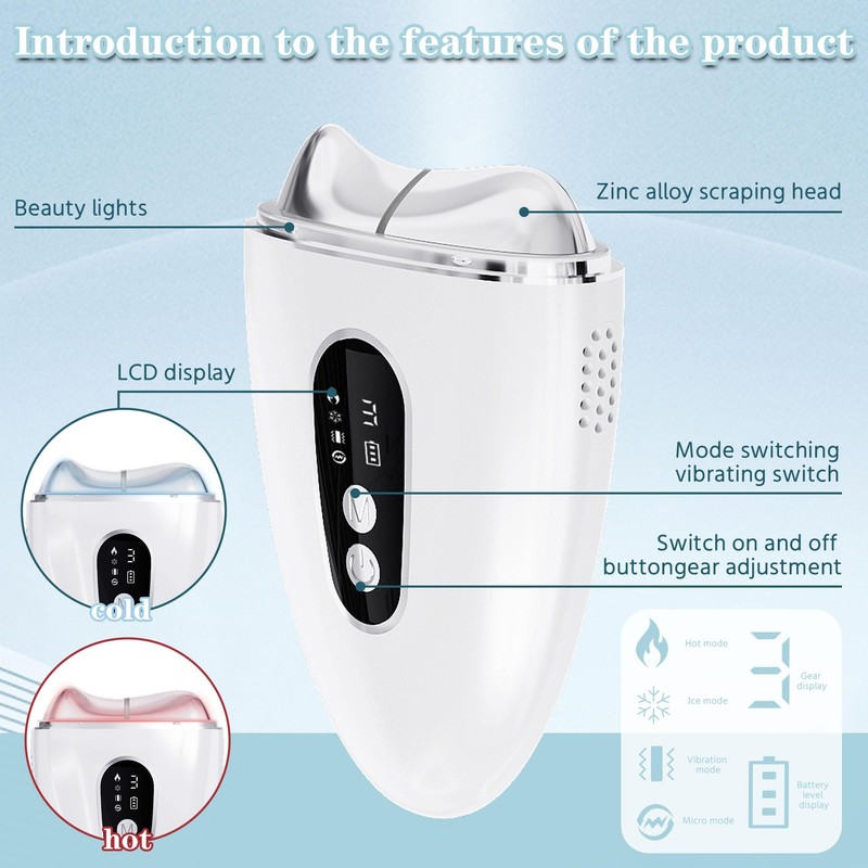 Gua Sha Electric Ems Gua Sha Face Massager Face Massager