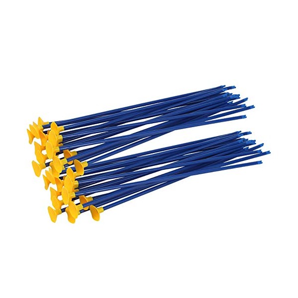 HugeDE 12 Pcs 16.5 inch Replacement Suction Cup Arrows Toy Replacement Arrows with Rubber Tip for Kids