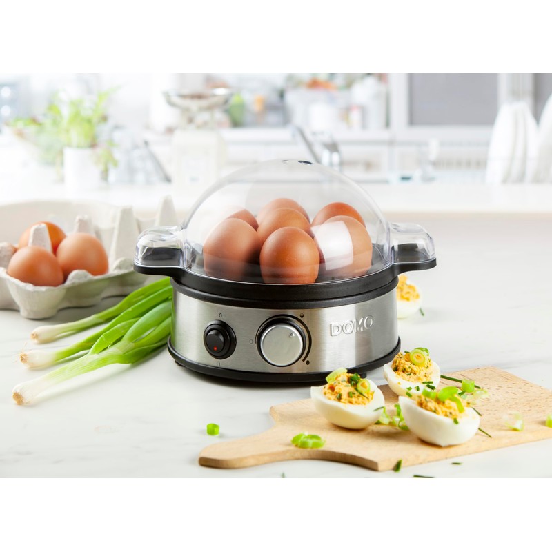 Domo do9142ek 7huevos Black, Stainless Steel, Transparent cuecehuevos – Folder