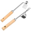 GANCHUN GANCHUN Hand Weeder Tool, Stainless Steel 2 Pcs Weeder