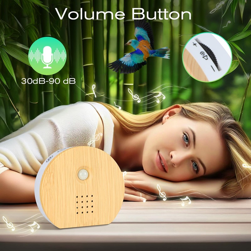 Acemall Bird Chirping Motion Sensor Box, Bird Chirping, Natural Sounds