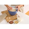 Emsa Prep&Bake Plastic Mixing Bowl 4.15L with Preserving Lid for