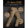 CQR Men's Flex Ripstop Work Pants, Water Resistant Tactical Pants,