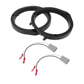 TUCKBOLD Speaker Spacer Ring Tweeter Speaker Spacer Adapter for Toyota RAV4 2001-2011 Waterproof Black 2 Set