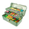 Glitter Art & Craft Tool Storage Box,3-Layer Stackable Carry Tackle
