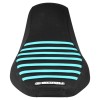 Honda Navi Gripper Seat Cover BLACK w/ MINT Ribs #363
