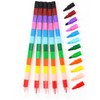 XIANFANG 12 PCS Stackable Crayons Set - Unleash Creativity with
