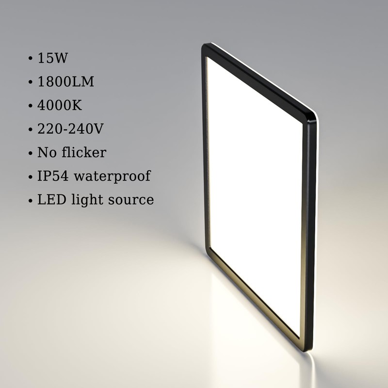 LED Ceiling Light Flat Ultra Thin IP54 Waterproof Ceiling Light