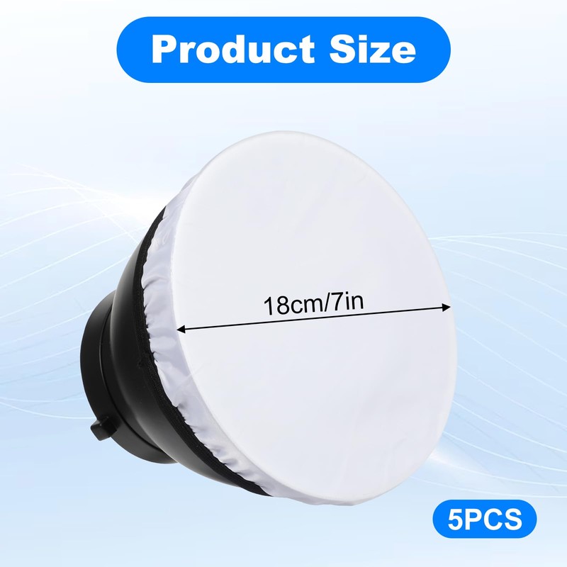 AOZUO 5Pcs Diffuser Lamp Sock, Fluorescent Light Cover for 14