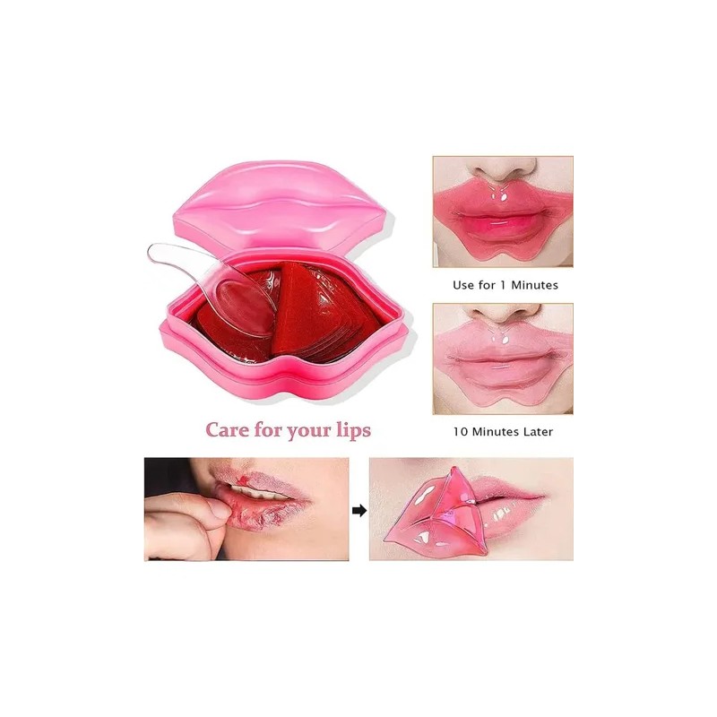 Kit 200 Pzas Mascarillas Facial Parches Ojos Labios Antiedad