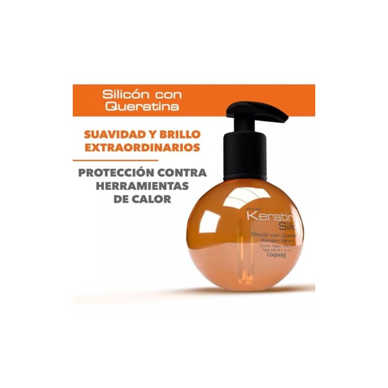Primer Keratin Silk - Silicón Con Queratina tratamiento de Queratina