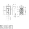 東芝raitekku Square Earth With Double Outlet dc1282e (W)