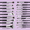 LORYP Professional Makeup Brushes Set 32Pcs Matte Black Cosmetic Brush