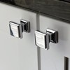 Southern Hills Polished Chrome Square Cabinet Knobs - Pack of