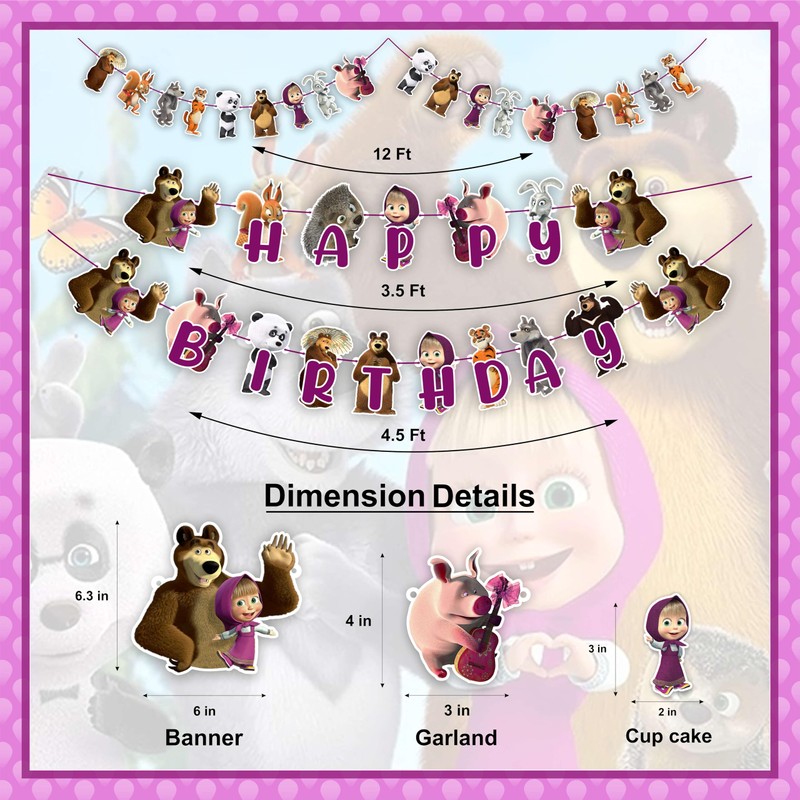 Seyal®Maasa and ber Theme Birthday Party Supplies