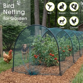 Bird Netting for Garden Protection, 25 x 50FT Mesh Garden Netting