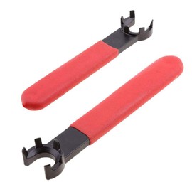 Mesee 2 Pieces Collet Chuck Wrench Spanner, ER16 ER20 M Type Collet Chuck Wrench CNC Milling Machine Lathe Chuck Holder Tools for Clamping ER16M / ER20M Nut and Screw