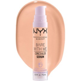 NYX Professional Makeup Bare With Me Concealer Serum,suero  corrector ligero de cobertura media con fórmula vegana, hidratación hasta por 24H, 9.6ml