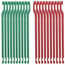 20PCS Fishing Unhooking Disgorgers Plastic Portable Detacher Dehooker Hook Removal Tool Unhook Extractor Fishing Supplies 10PCS Red and 10PCS Green