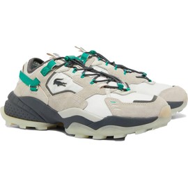 Lacoste - Mens L-Guard Breaker Outdoor Sneakers, Color Off White/Dark Grey, Size: 11 M US
