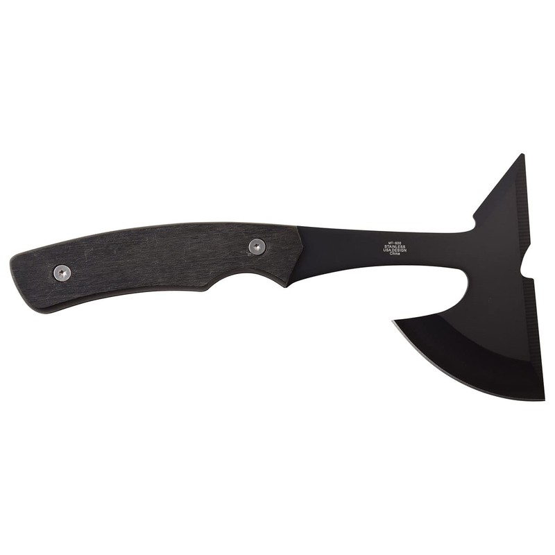 MTech USA MT-600BK Axe, Black Blade, Black Pakkawood Handle, 9