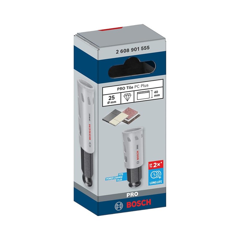 Bosch 1 x PRO Tile Power Change Plus Hole Saw