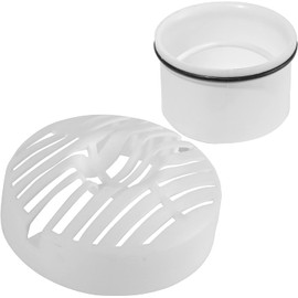 2 Pack Hair Strainer + Immersion Pipe for Shower Drain Set RoadLoo Compatible with Drain Fitting 6960, 6963, 6961, 6962, Hair Catcher Shower Hair Filter Shower Drain Strainer