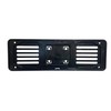 GammBC® Black Plastic Polypropylene Heavy Duty Universal Car License Plate