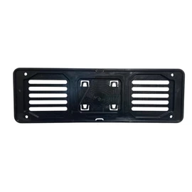 GammBC® Black Plastic Polypropylene Heavy Duty Universal Car License Plate Holder No Advertising Tape