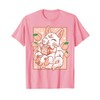 Japanese Kitsune Anime Fox Kawaii Peach Milk Men Women T-Shirt