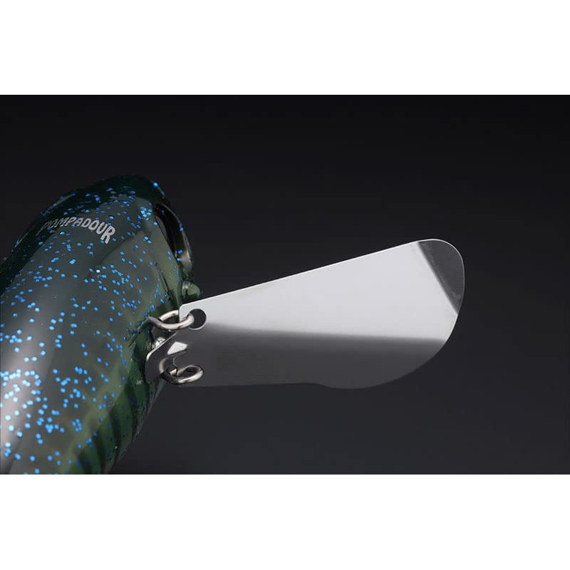 JACKALL Pompadour Luminous Black Bone, 0.8 oz (22 g)