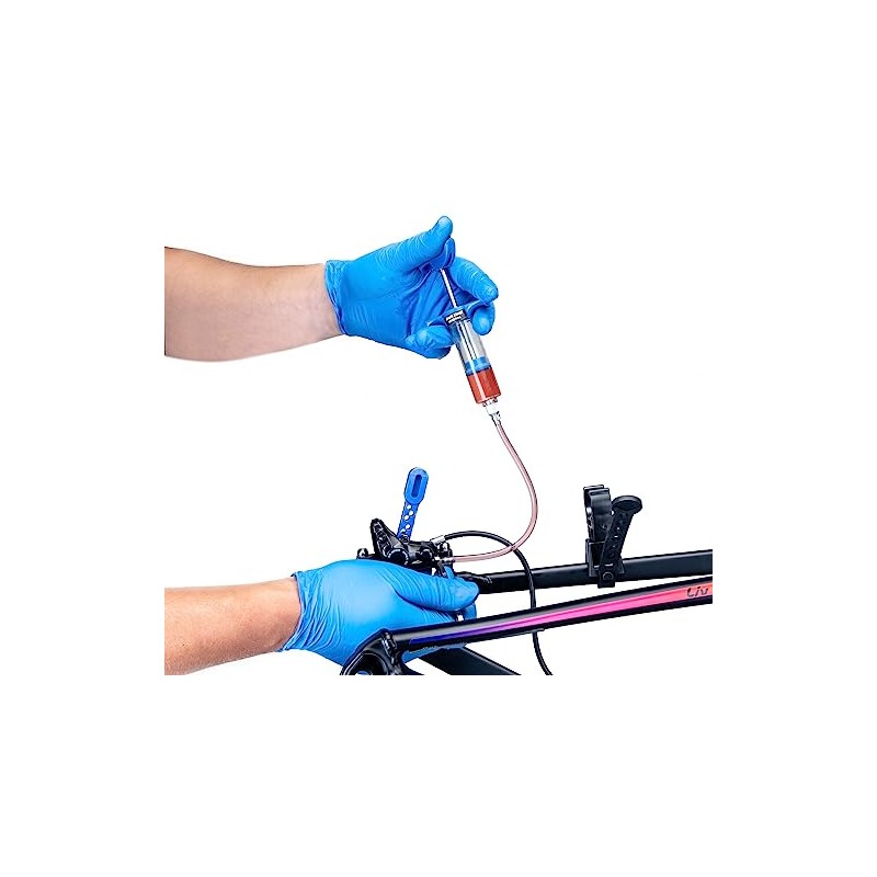 Park Tools MG-3L Nitrile Mechanic Gloves for Oil Change of