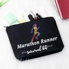 JTOUK Running Runner Gift Marathoner Gift Marathon Runner Zipper Pouch