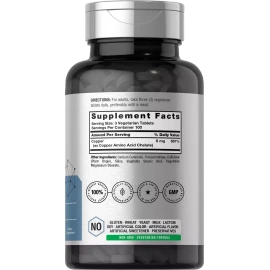 Horbäach Chelated Copper | 6 mg | 300 Tablets | Vegetarian, Non-GMO | by Horbaach