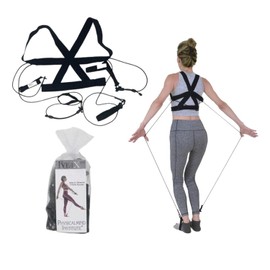 TYE4® & TYE4X™ Wearable Resistance and Assistance Bands – Innovative Pilates Reformer Alternative, Posture Support, Core & Balance Trainer, Portable Home Gym for Total Body Fitness