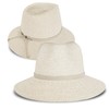 Lucky Brand Women's Summer Straw Wide Brim Boater Panama Adjustable