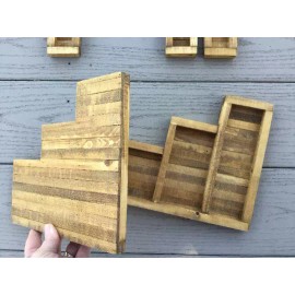 MrTrain O SCALE, GAUGE TIMBER FRAME RETAINING WALLS: Set of 2 / Train Scenery