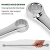 SWANLAKE 8PCS Extra Long Double Box End Wrench Set, CR-V,
