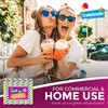 50pk Colourful Bubble Tea Straws 21cm | Large & Thick