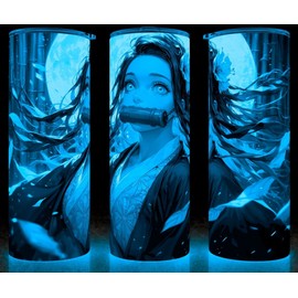 Glow in the Dark Demon Slayer Nezuko  Kimetsu No Yaiba Anime Cup Mug Tumbler