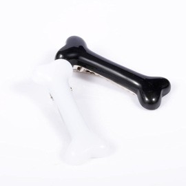 2Pcs/Pack Girl Barrettes Dog Bone Shaped Hair Clips Hair Band Lovely Hair Decoration Hair Accessories Fashion Headwear for Girl Women(white)