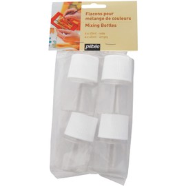 Pebeo Mixed Media, Set of 4 x 45 ml Empty Bottles
