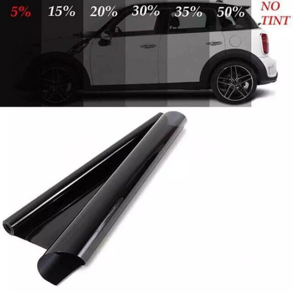 Bass Rockers RJ Solar Car Window Tint 36"x10'FT, 15% Percent