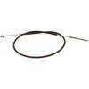 MOTOFLEX Simson Schwalbe KR51/1 Bowden Cable Set Black from Model