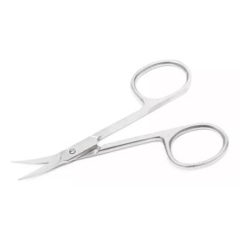 L&T Tijera Curva Corta Uñas Punta Fina Acero Inoxidable Manicure